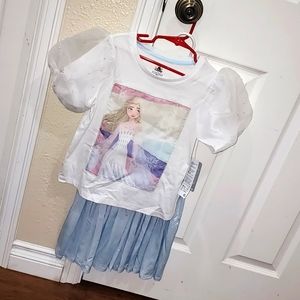 Frozen 2 skirt and top